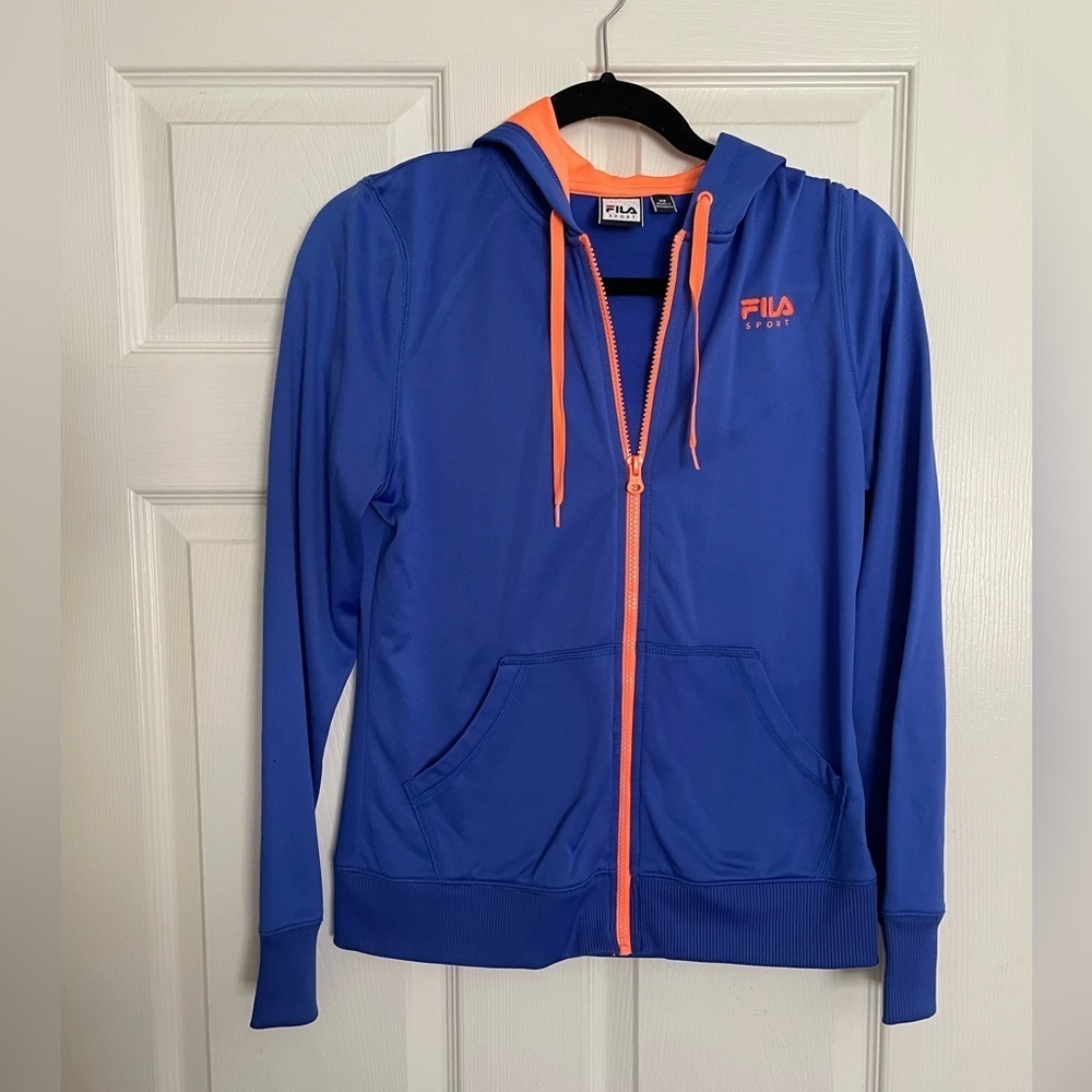 Fila Sport Blue and Orange Hoodie